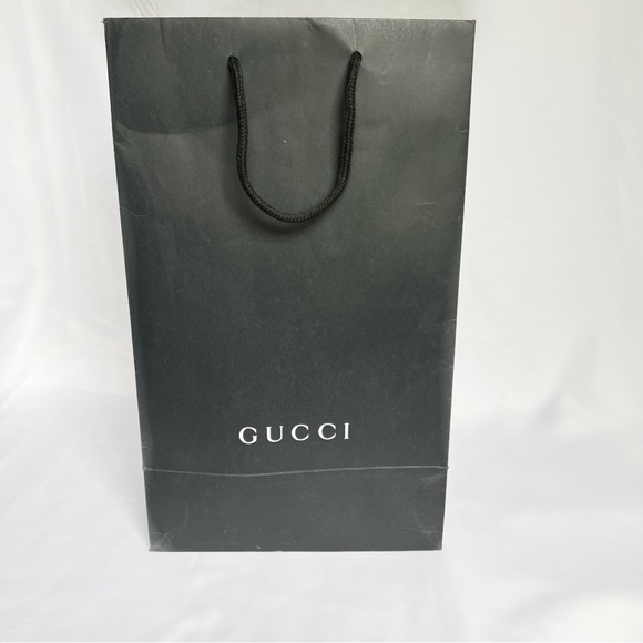 GUCCI Black Paper Boutique Shopping Bag - Picture 2 of 7